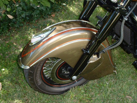 Vulcan drifter fender and tank trim