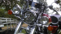 indian head nickel on headlight bezel