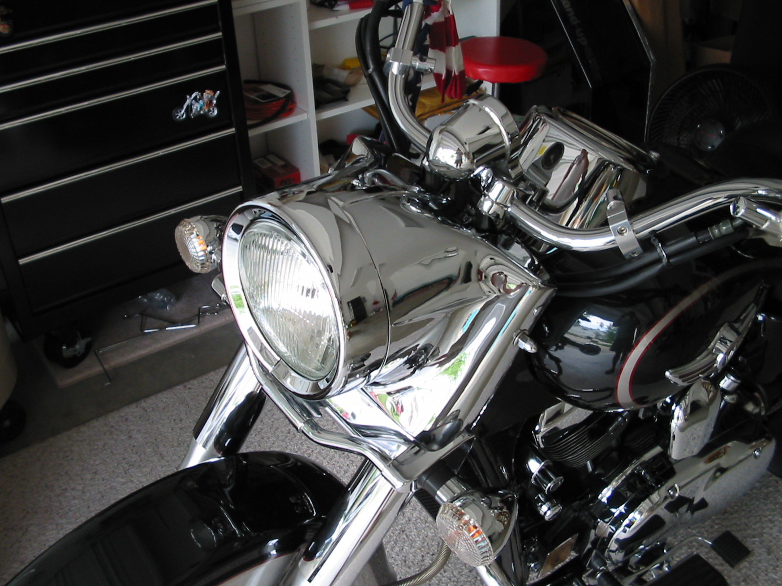 HarleyDavidson Headlight Nacelle Mod 2001 Kawasaki Vulcan 1500 Classic FI